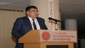 Rektör Aktekin NEVÜ'de eğitim gören yabancı öğrencilerle bir araya geldi 