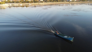 Suyu aşırı çekilen Beyşehir Gölü, kış yağışlarını bekliyor