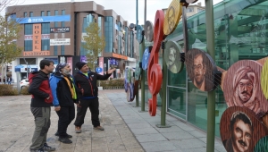 "Anadolu Parsı" olmayı hedefleyen dağcı 48'inci tırmanışını Kırşehir'de yaptı