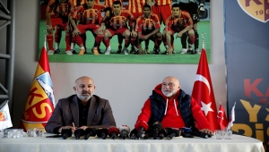 Asbaşkan Çamlı ile teknik direktör Karaman, Kayserispor'daki gelişmeleri değerlendirdi