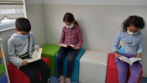 Beypazarı'nda 9 okul kütüphaneye kavuştu