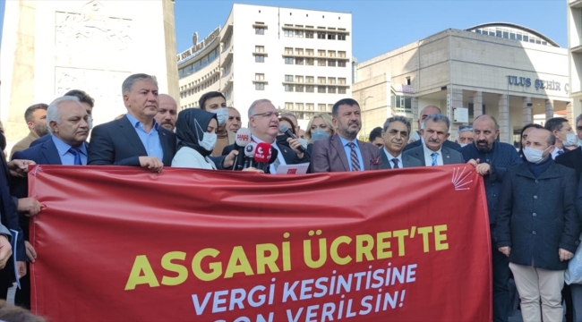 CHP'den "Asgari ücretten vergi alınmasın" talebi
