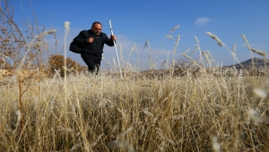 Doğasever öğretmen gezdiği arazilere sırtında taşıdığı ağaç tohumlarını ekiyor