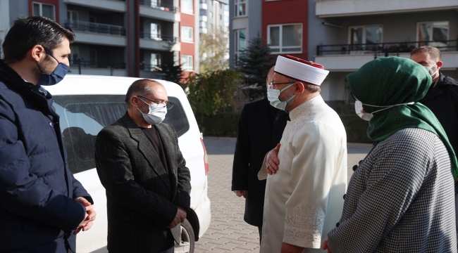 Erbaş'tan kılıçlı saldırıda hayatını kaybeden Başak Cengiz'in ailesine ziyaret