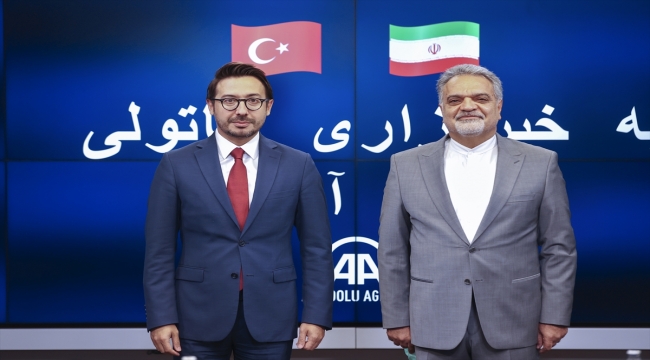 İran'ın Ankara Büyükelçisi Ferazmend, AA'yı ziyaret etti