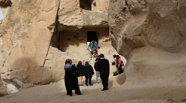 Kapadokya'da ara tatil yoğunluğu yaşanıyor