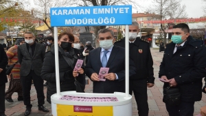Karaman'da emniyet ve jandarma kadınları bilgilendirdi