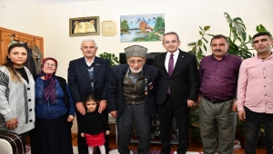 Kaymakam Pişkin'den Kore gazilerine ziyaret