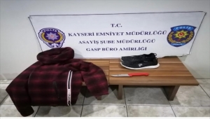 Kayseri'de akaryakıt istasyonundan gasp olayının zanlısı yakalandı