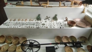 Kayseri'de define aradığı öne sürülen şüpheli yakalandı