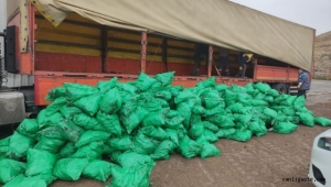 Kayseri'de durdurulan tırda 12 ton kaçak kömür ele geçirildi