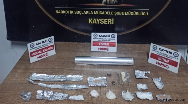 Kayseri'de uyuşturucu operasyonunda 7 şüpheli yakalandı