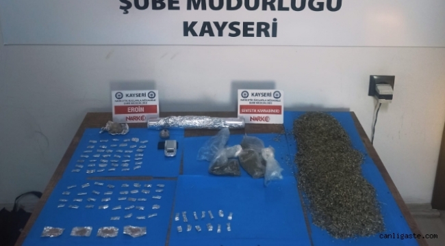 Kayseri'de uyuşturucu operasyonunda 9 kişi yakalandı