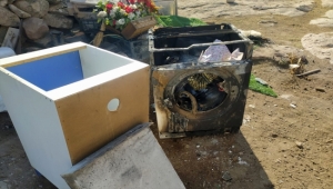 Kayseri'de yangın çıkan av kullanılamaz hale geldi