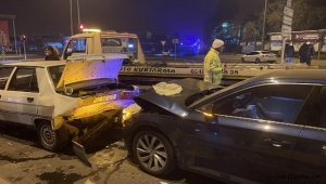 Kayseri'de zincirleme trafik kazasında 3 kişi yaralandı