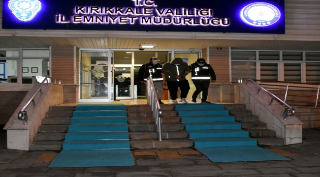Kırıkkale'de bir şüpheli bankada sahte çeki bozdurmak isterken yakalandı