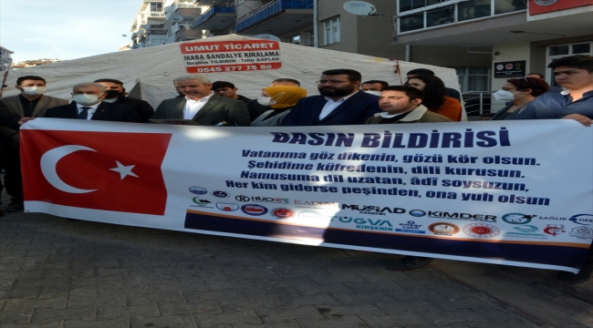 Kırşehir'de sivil toplum kuruluşları İYİ Partili Türkkan'ı kınadı