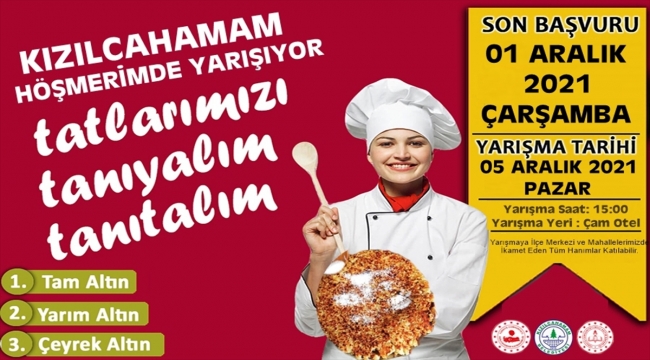 Kızılcahamam'da Höşmerim yarışması yapılacak
