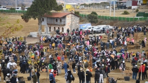 Konya Büyükşehir Belediyesi, 5 bin fidanı toprakla buluşturdu