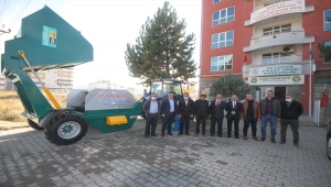 Konya Büyükşehir Belediyesi'nden Beyşehirli çiftçilere makine desteği