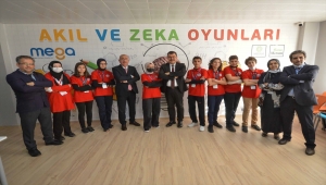 Meram'da 152 okula belediye tarafından yaptırılan TÜBİTAK kitaplıklarının açılışı yapıldı