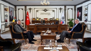 Nallıhan Belediye Başkanı Öntaş'tan Beypazarı Belediye Başkanı Kaplan'a ziyaret