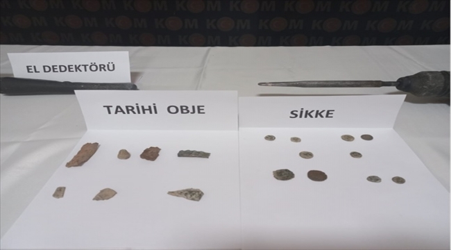 Niğde'de izinsiz kazı yapan 2 şüpheli suçüstü yakalandı