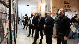 Selçuk Üniversitesi'nde 39 ülkeden 800 eser sergilendi