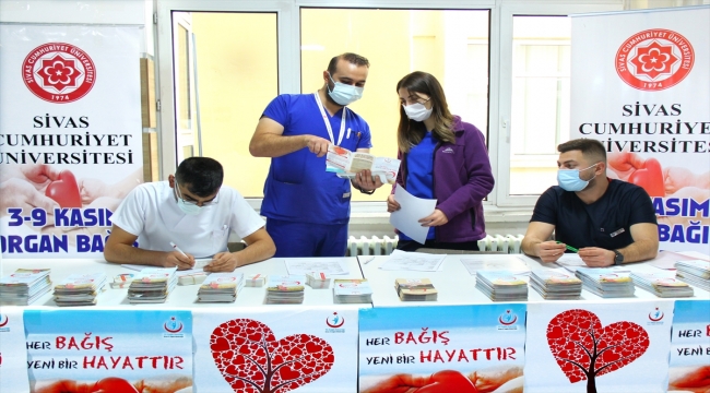Sivas'ta 2021'de organ bağışıyla 8 kişi hayata tutundu