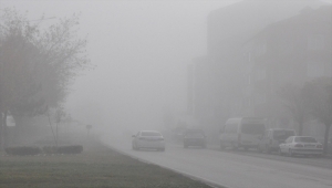 Sorgun'da yoğun sis etkili oldu