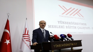 YÖK Başkanı Özvar, Yükseköğretimde Mesleki Eğitim Çalıştayı'nda konuştu: