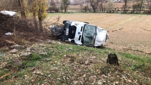 Yozgat'ta cenaze aracının devrilmesi sonucu 1 kişi öldü, 1 kişi yaralandı