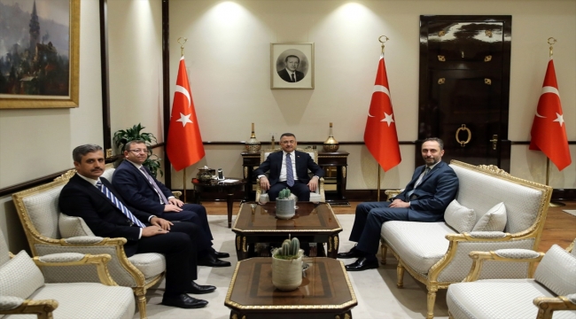 Yozgat Valisi Ziya Polat, Cumhurbaşkanı Yardımcısı Fuat Oktay'ı ziyaret etti