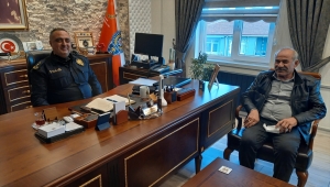 Başkent Muhtarlar Federasyonu Başkanı Köksal'dan, Emniyet Müdürü Demirci'ye ziyaret
