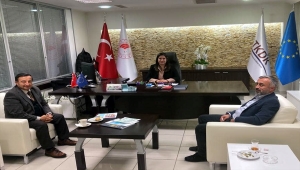 Beypazarı Ziraat Odası Başkanı Ateş'ten TKDK Ankara İl Koordinatörü Oyman'a ziyaret 