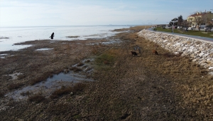 Beyşehir Gölü'nde su seviyesi beklentinin altında kaldı