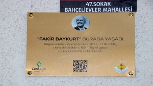 Çankaya'da sanatçıların isimleri bina girişlerinde yaşatılacak