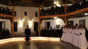 Çankırı&#39;daki Taş Mescit&#39;te 96 yıl sonra sema gösterisi yapıldı