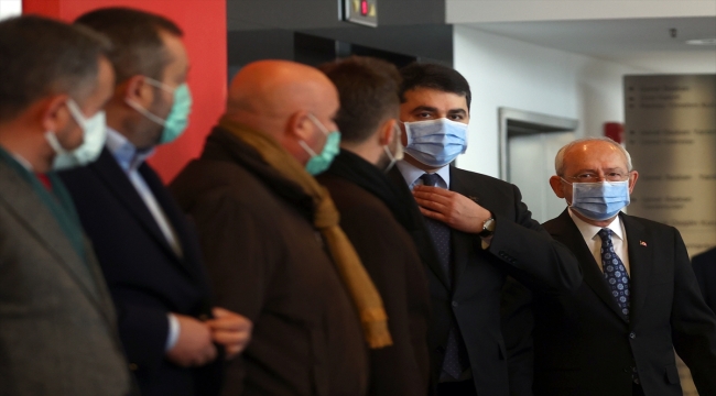 CHP Genel Başkanı Kılıçdaroğlu, Demokrat Parti Genel Başkanı Uysal ile görüştü