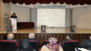 Çubuk ADEM'de sertifika töreni