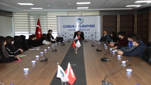 Çubuk Belediye Başkanı, İstanbul gezisinden dönen fen lisesi öğrencileriyle görüştü