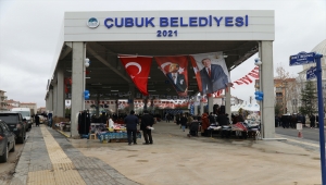 Çubuk Belediyesinin yaptırdığı modern semt pazarı açıldı