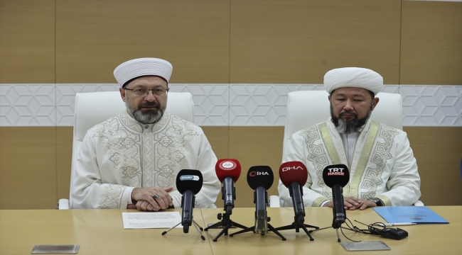 Diyanet ile Kazakistan Müslümanları İdaresi iş birliği protokolü imzaladı