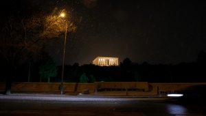 Kar yağışının ardından başkent beyaza büründü
