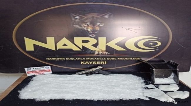 Kayseri'de 3 kilogram sentetik uyuşturucu ele geçirildi 