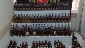 Kayseri'de kaçak içki operasyonu