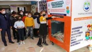 Kayseri'de "kitap kumbarası" ile kırsaldaki 30 okula kütüphane kurulacak