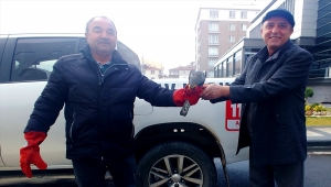 Kayseri'de yaralı atmaca tedaviye alındı