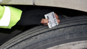 "Kilit kavşak" Kırıkkale'de kış lastiği denetimi yapıldı