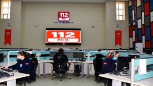 Kırıkkale'de 112'ye gelen 400 bin çağrının yüzde 25'i amaca yönelik